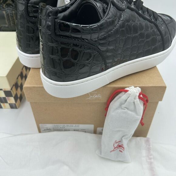 Men's Christian Louboutin rantolow Orlato flat sneaker size 43 made in Italy - Picture 5 of 14
